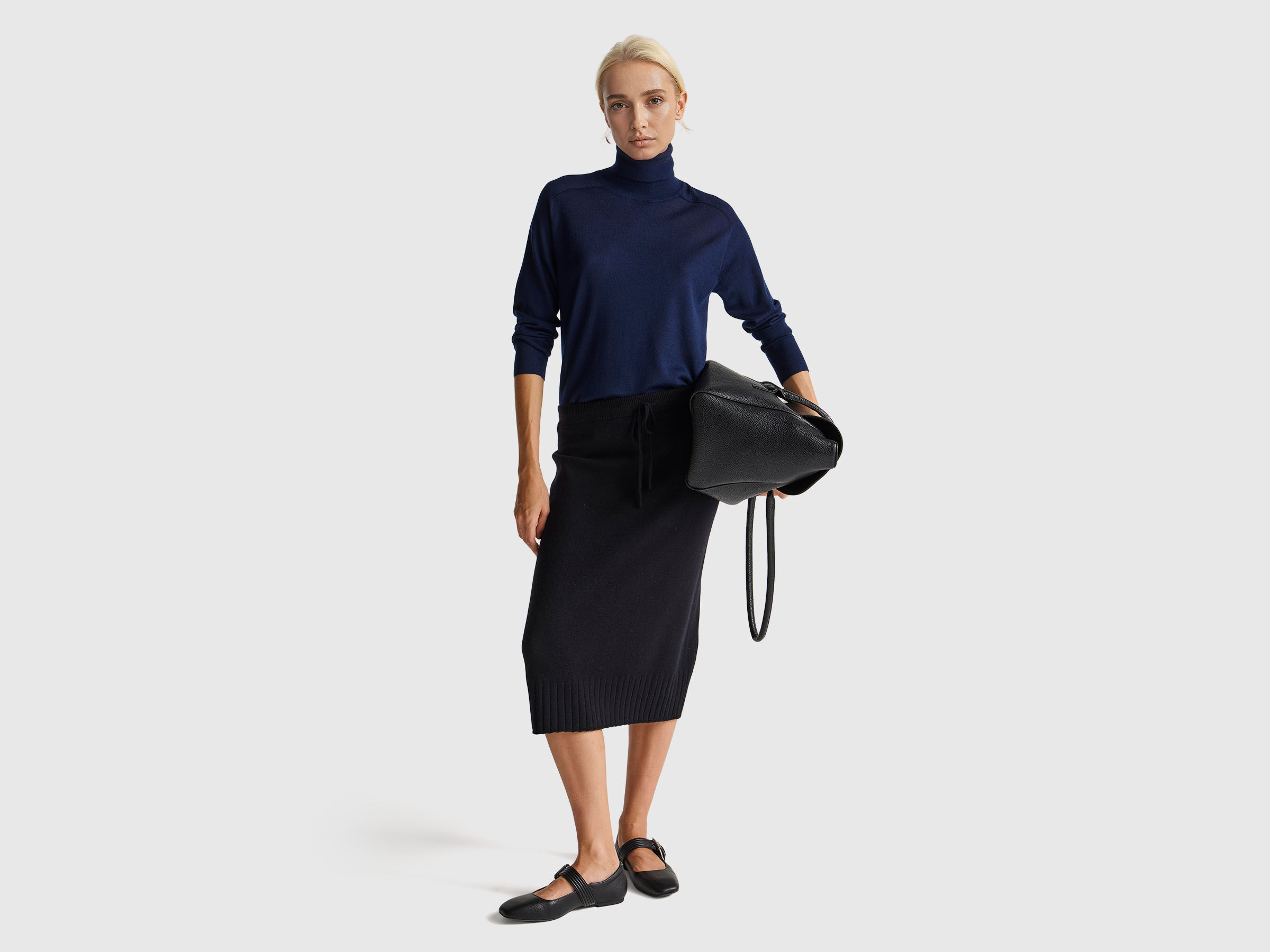 TURTLE NECK SWEATER Women image number 3